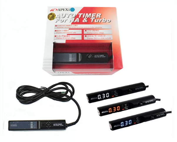 картинка Турботаймер Apexi с синей подсветкой магазин  StreetTuning 