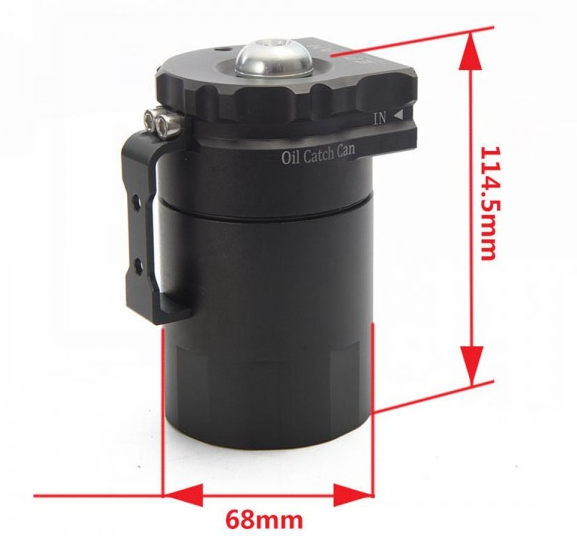 картинка Маслоуловитель Epman H08 черный магазин  StreetTuning 