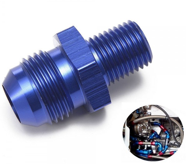 картинка Фитинг переходник  AN8  - 1/4 NPT магазин  StreetTuning 