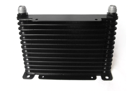 картинка Масляный радиатор 13 рядов, под фитинг AN10, черный толщина 32 мм магазин  StreetTuning 