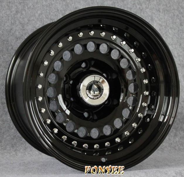 картинка Новые диски Raguna D-Force AKRO R15 6X139,7 ET-44 J10 черные магазин  StreetTuning 