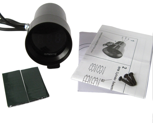 картинка Датчик тахометр Epman 37 мм , черный магазин  StreetTuning 