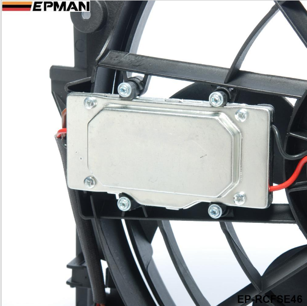 картинка Вентилятор охлаждающий универсальный BMW 3 Series E46 325i 328i 330i  99-06 543mm*470mm*80mm магазин  StreetTuning 