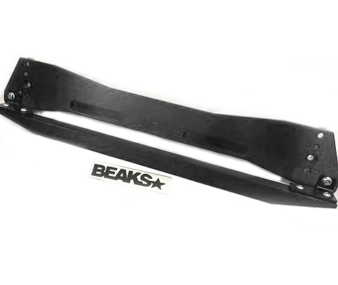 картинка Задние усилители подрамника ASR style для Honda Civic 1992-1995 г, черные магазин  StreetTuning 