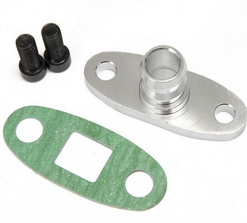 картинка Фланец для слива масла  5/8" T3 T3/T4 GT37 GT40 магазин  StreetTuning 