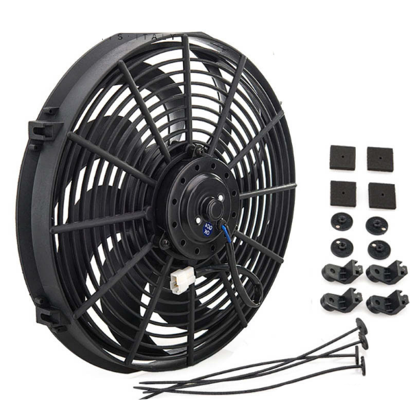 картинка Вентилятор охлаждающий универсальный 14" 120W 12V 378mm*357mm*74mm магазин  StreetTuning 