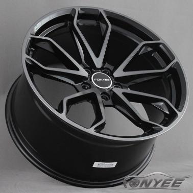 картинка Новые диски HRE S201 Replika R19 5X120 ET35 J9,5, черные + серебро магазин  StreetTuning 