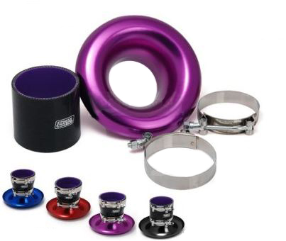 картинка Насадка на холодную часть турбины с патрубком 76 мм,  фиолетовый магазин  StreetTuning 