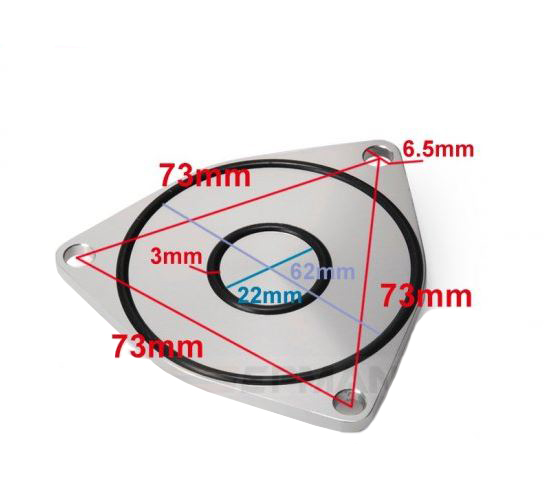 картинка Заглушка перепускного клапана для Mitsubishi TD04HL магазин  StreetTuning 