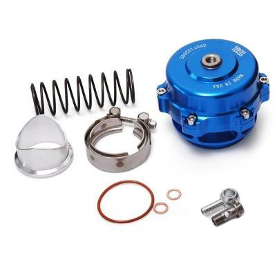 картинка Перепускной клапан (Blow-Off) Tial V-band 50 мм , синий магазин  StreetTuning 