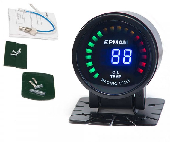 картинка Датчик температуры масла Epman (52 мм цифровое табло) магазин  StreetTuning 