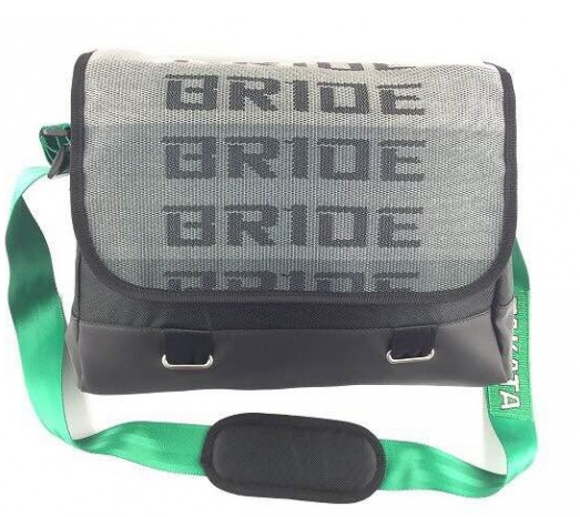 картинка Сумка Bride для ноутбука зеленые ремни магазин  StreetTuning 