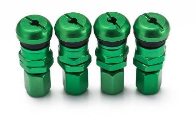 картинка Спортивные ниппели Epman для бескамерных шин, зеленые магазин  StreetTuning 