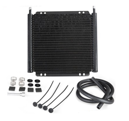 картинка Масляный радиатор трансмиссионный, 600 серия. черный, 24 рядов магазин  StreetTuning 