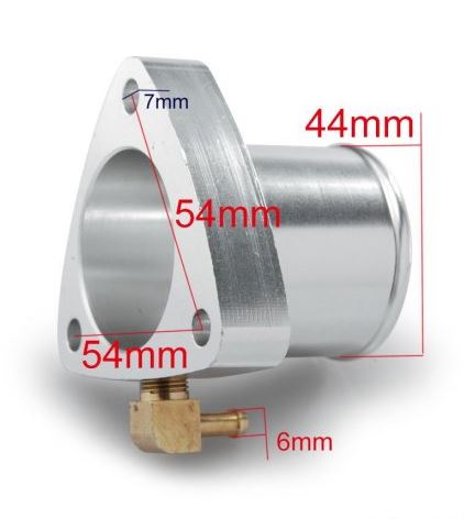 картинка Фланец под турбину Garrett GT28R/GT25R/T25/GT28RS   3 Болта магазин  StreetTuning 