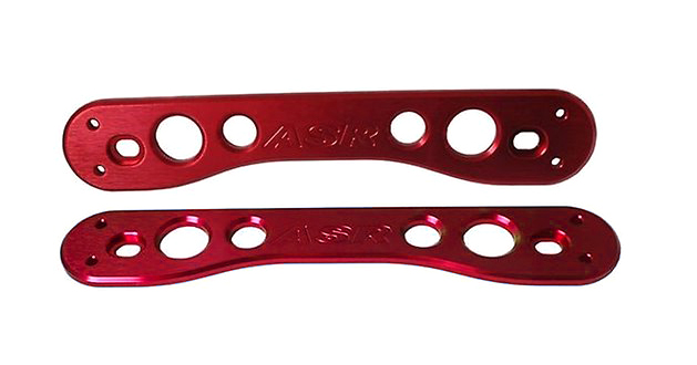 картинка Задний усилитель подрамника ASR style для Honda Civic FD/ FG/ FA с 2006-2011 г, красный магазин  StreetTuning 