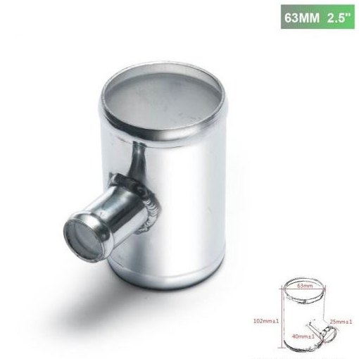 картинка Тройник т-образный / адаптер blow off универсальный 63 мм х 25 мм магазин  StreetTuning 