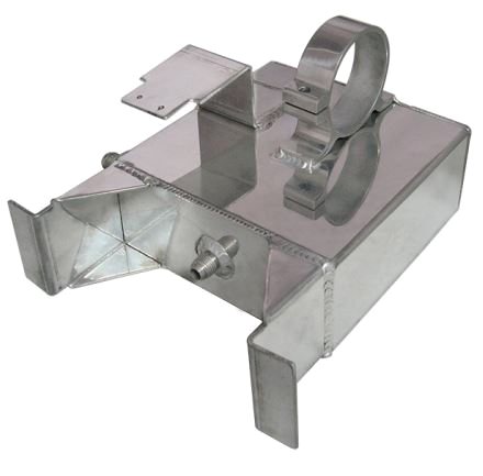 картинка Бак противоотливной 1,5 л с креплением под насос 60 мм магазин  StreetTuning 