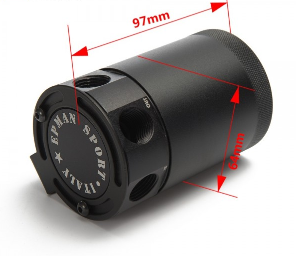 картинка Маслоуловитель Epman H04 черный магазин  StreetTuning 