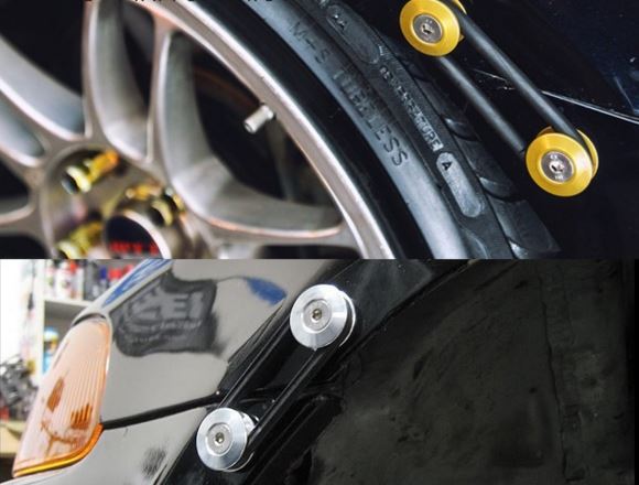 картинка Фиксатор-подтяжка обвесов Epman , цвет крансный магазин  StreetTuning 