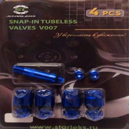 картинка Вентиль сбороно/разборный, синий магазин  StreetTuning 