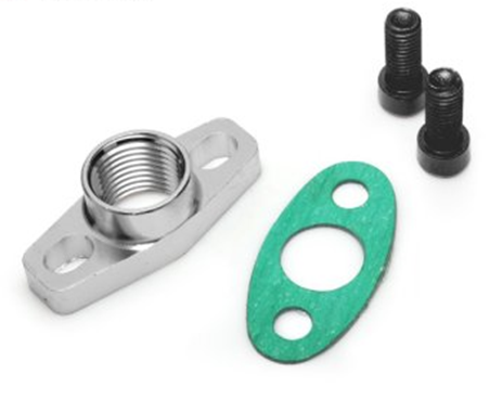 картинка Фланец Turbo oil drain  an10 1/2NPNT (GT25/28/30/35, T25, T28) магазин  StreetTuning 