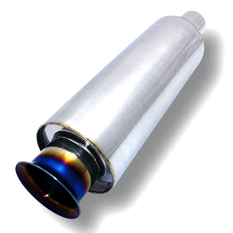 картинка Прямоточная банка HKS Style серии Jasma , с напылением D - 51 мм L - 460 мм CHR-TY-B016 магазин  StreetTuning 