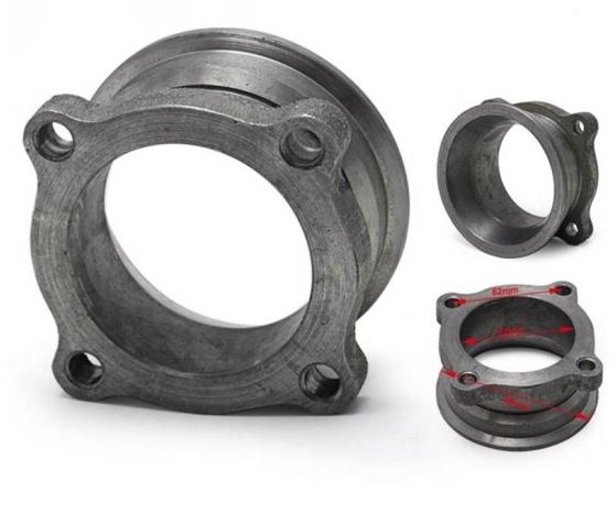 картинка Фланец переходной 2,5" Входной диаметр 4 Болта - 3" V-Band магазин  StreetTuning 