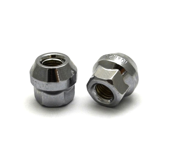 картинка Гайка Starleks M10x1.25, конус, высота 21 мм, ключ 17 мм, открытая, цинк магазин  StreetTuning 