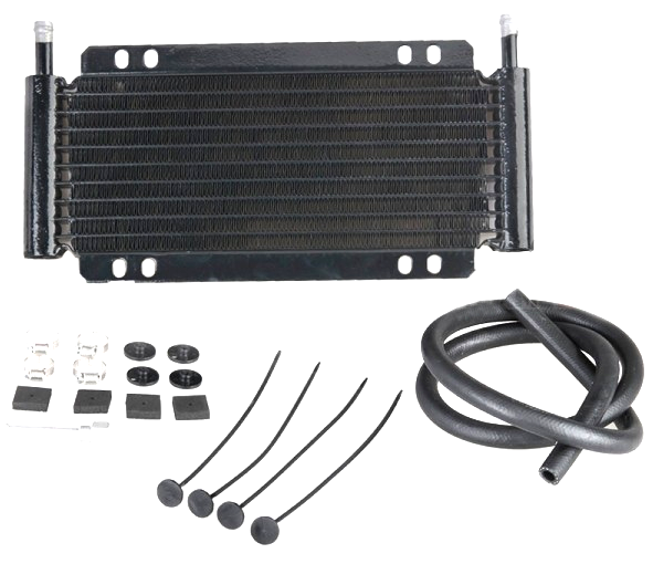 картинка Масляный радиатор трансмиссионный, 600 серия. черный, 9 рядов магазин  StreetTuning 