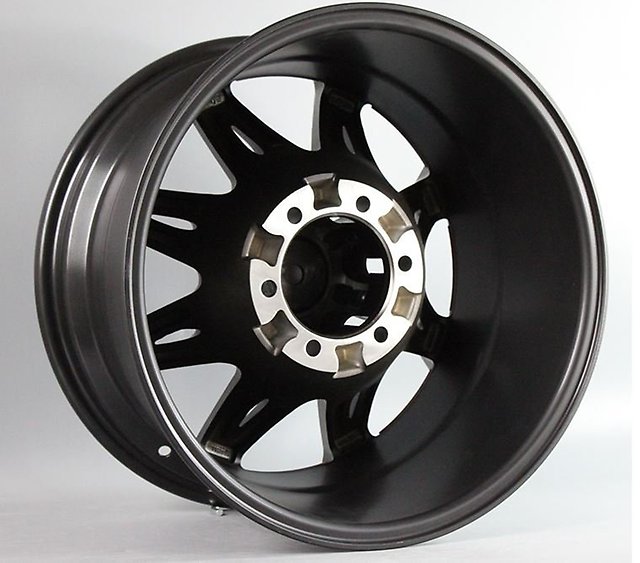 картинка Новые диски Formula R15 6X139,7 ET-45 J10 черые матовые с красным магазин  StreetTuning 