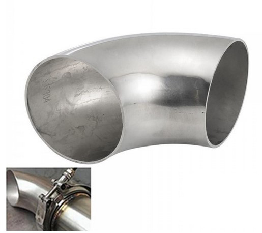 картинка Отвод (фланец) для приварки, 90 гр, 76 мм, толщина 1.5 мм (китай) магазин  StreetTuning 