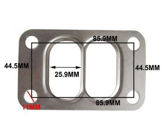 картинка Прокладка под турбину   T3 T34 T35 T38 твин скрол магазин  StreetTuning 