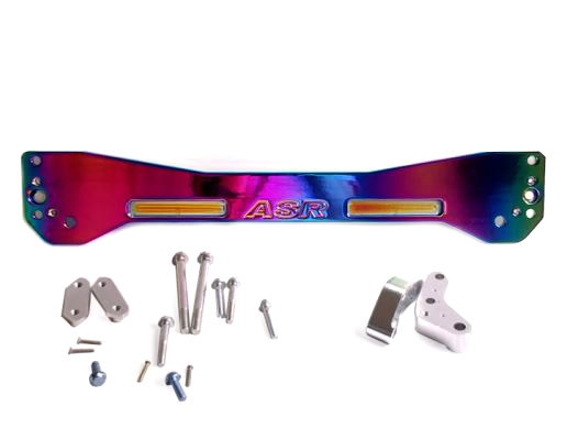 картинка Задний усилитель подрамника ASR style для Honda Civic EK 1996-2000 г, неохром магазин  StreetTuning 