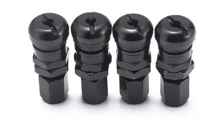 картинка Спортивные ниппели Epman для бескамерных шин, черные магазин  StreetTuning 