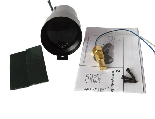 картинка Датчик температуры масла Epman 37 мм , черный магазин  StreetTuning 