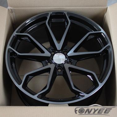 картинка Новые диски HRE S201 Replika R19 5X108 ET35 J8,5, черные + серебро магазин  StreetTuning 