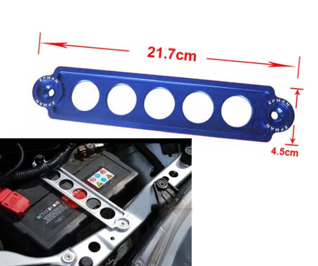 картинка Крепеж для аккумулятора Epman, синий L-215 мм магазин  StreetTuning 