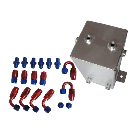 картинка Универсальный противоотливной бак 4 литра, хром. магазин  StreetTuning 