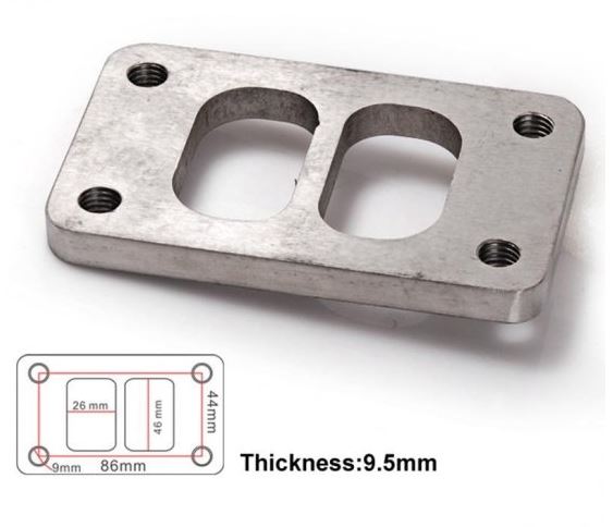картинка Фланец под турбину T03  SS 1/2 магазин  StreetTuning 