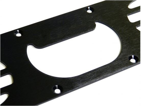 картинка Алюминевые накладки на бампер, черные магазин  StreetTuning 