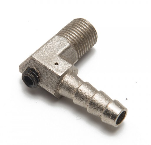 картинка Фитинг-адаптер 90 гр с регулировкой давления для турбо Holset HX35W магазин  StreetTuning 