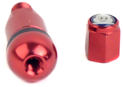 картинка Спортивные ниппели "Michelin" для бескамерных шин, красные магазин  StreetTuning 