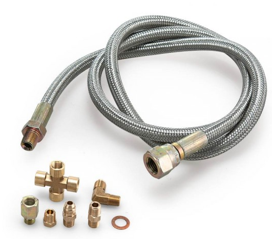 картинка Набор/шланг на подачу масла турбины T3/T4 под фитинг an4, в комплекте магазин  StreetTuning 