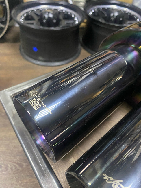 картинка Прямоточная банка HKS JASMA, с двойным выходом. магазин  StreetTuning 