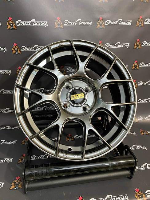 картинка Новые диски BBS R15 J6.5 ET38 4X100, Hyper Black магазин  StreetTuning 