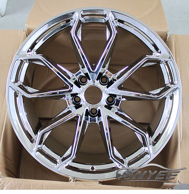 картинка Новые диски HRE S201 Replika R19 5X112 ET28 J8,5, хром магазин  StreetTuning 