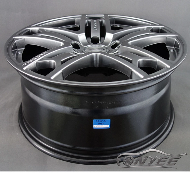 картинка Новые диски Takuma RS600 аналог Kahn RS600 R19 5х112 ET40 J8,5 серебро + черный магазин  StreetTuning 