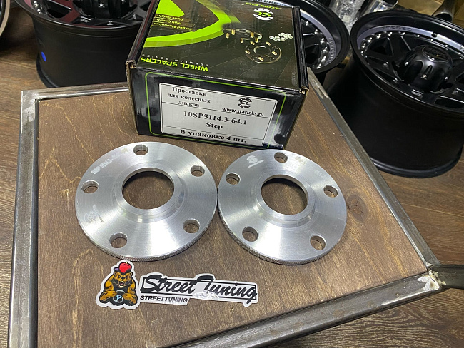 картинка Проставка Starleks 10 мм 5x114.3  цо 64.1 - РФ магазин  StreetTuning 