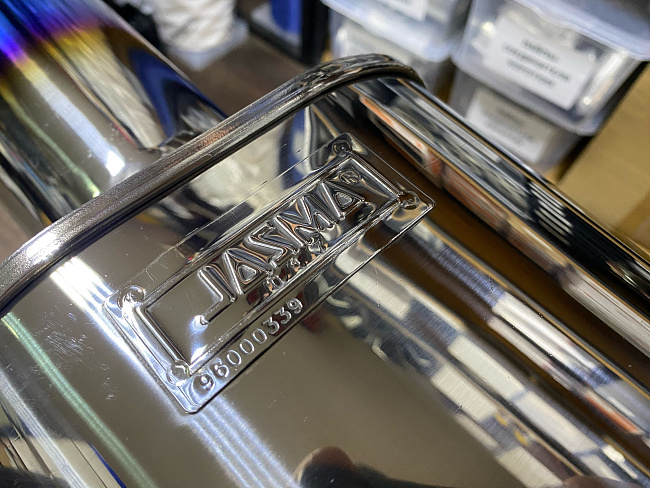 картинка Прямоточная банка HKS Style серии Jasma,(бочка) 63 x 89 мм, L-570 мм магазин  StreetTuning 